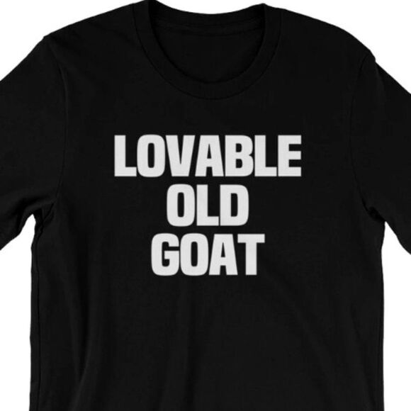 LOVABLE OLD GOAT T-SHIRT - Picture 1 of 1